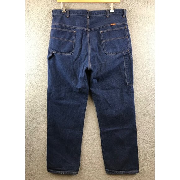 Vintage  Big Ben Jeans Size 38x32 Carpenter Painter Farm - Picture 1 of 9